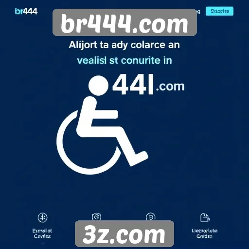 Acessibilidade e usabilidade no site br444.com