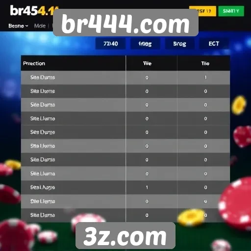 Comparativo entre br444.com e outros sites de jogos