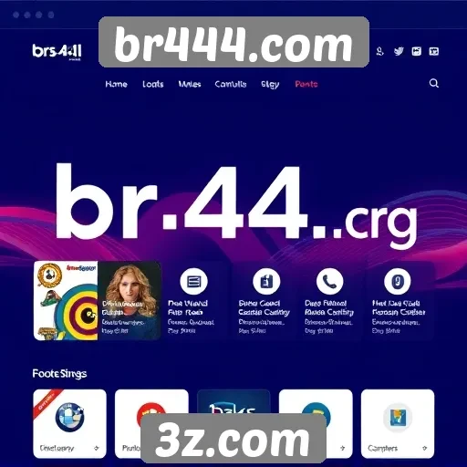 Plataforma br444.com se destaca pela interface amigável
