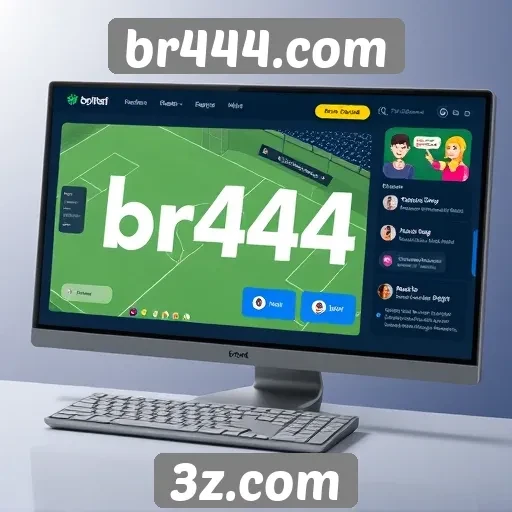 Análise da interface do br444.com para jogadores